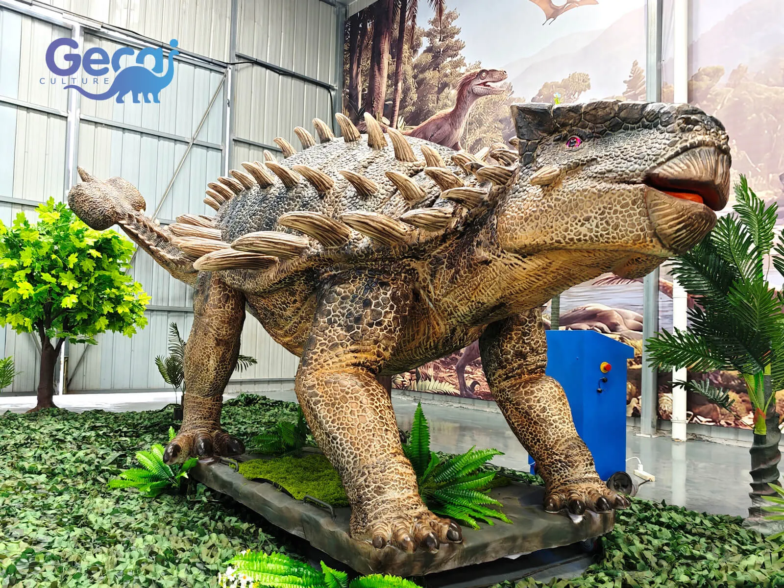 Realistic High Standard Ankylosaurus for Park