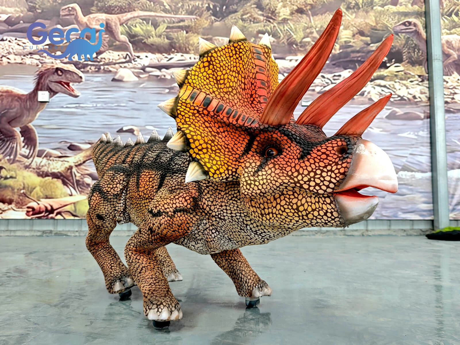 Custom Robot Triceratops Dinosaur for Events