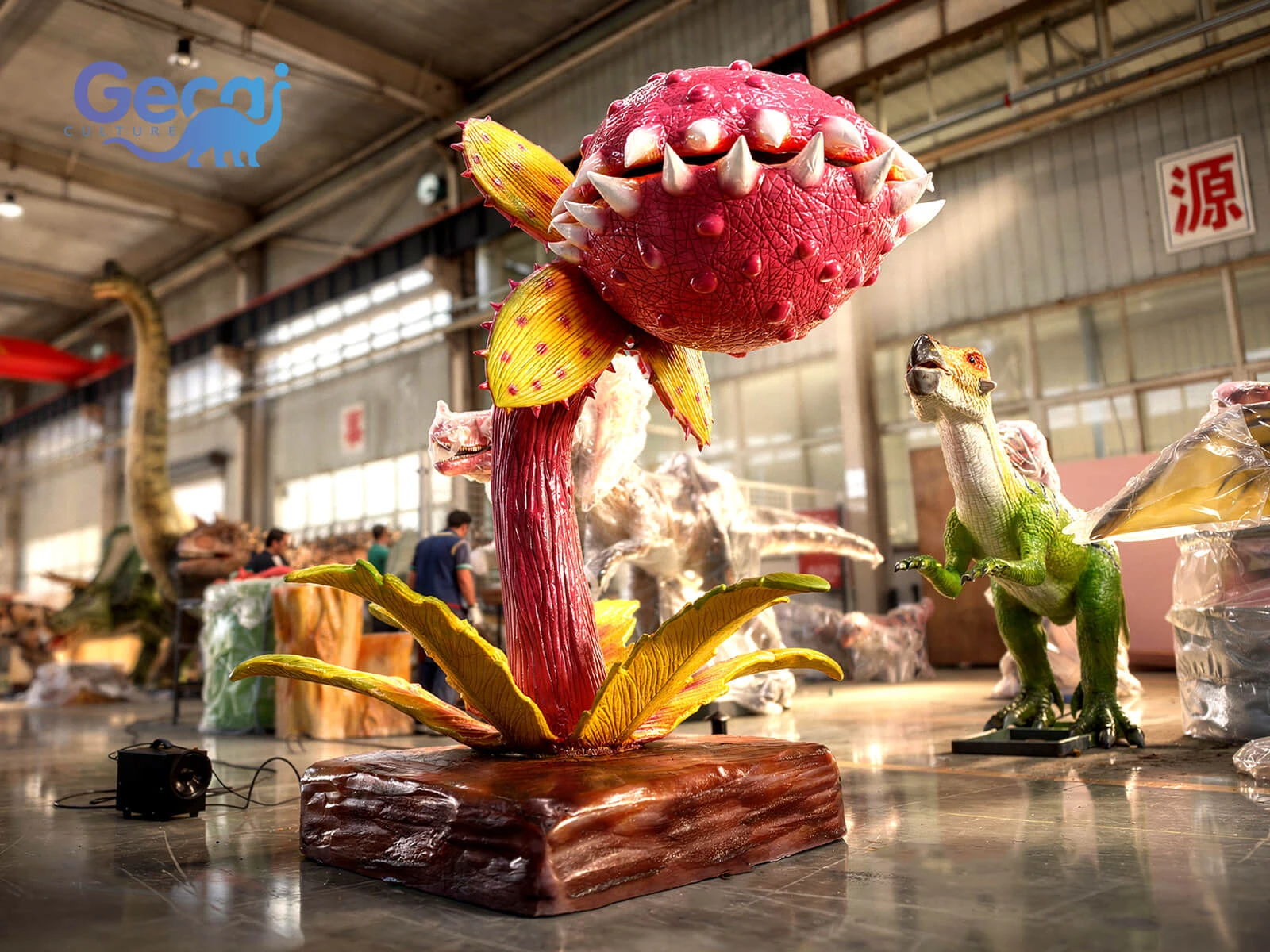 Giant Animatronic Carnivorous Plant for Themed Attractions