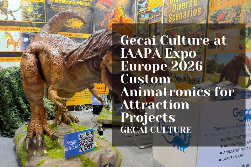 Gecai Culture at IAAPA Expo Europe 2026: Custom Animatronics for Attraction Projects