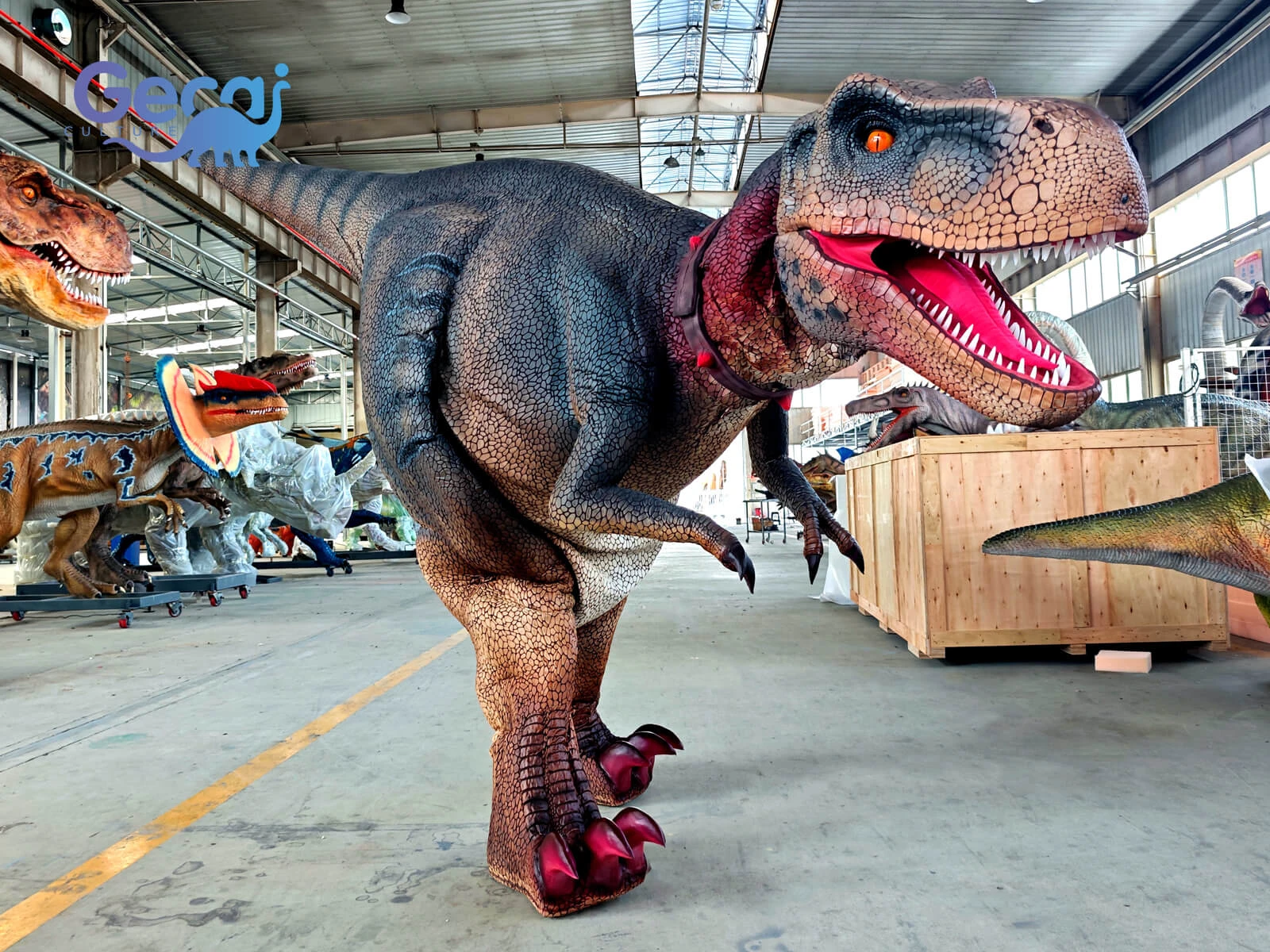 Realistic T-Rex Costume with Hidden Legs