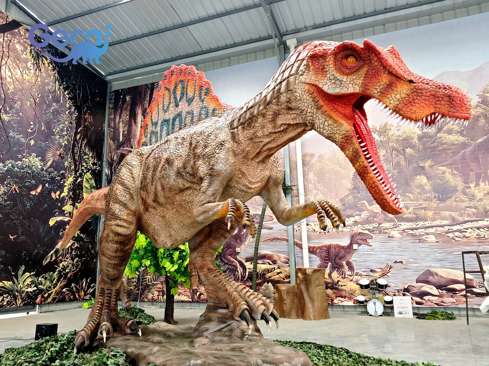 Life Size Animatronic Spinosaurus for Museum